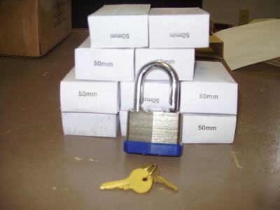 New 10 padlocks all keyed alike