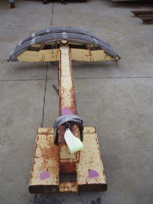 8' coil steel moving attachment for a fork lift #24821