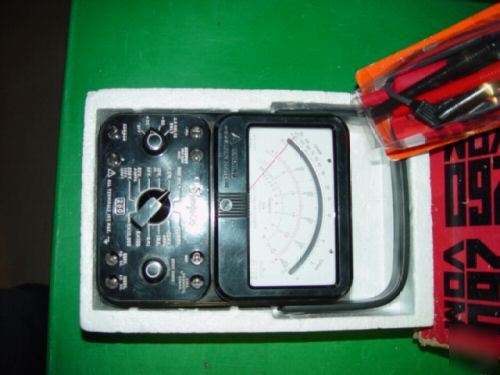 Simpson 260 series 8 volt-ohm-milliammeter mint