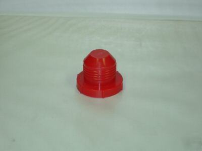 Flared fitting plug hf-12 red fits 1/2