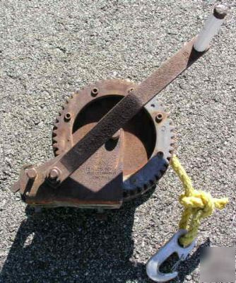 Hand hoist/rope/line pull/boat trailers/1800 lbs/T1802