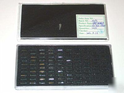 New 200 pcs quartz silica 2.8MM od; 1.8MM id; 4.0MM l - 