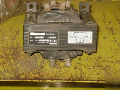 P&h p + h .150 kva pn 75Z5701 transformer harnischfeger