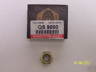 50 pc brighton-best grade 8 hex nuts zinc nuts 5/8-18