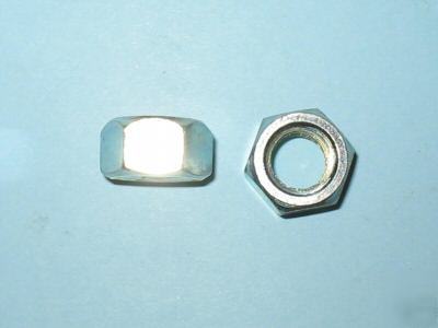 100 stainless steel finish hex nuts size: 1/4-20